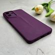 قاب گوشی Galaxy A06 سامسونگ سری Porsche Design پورش دیزاین محافظ لنز دار بادمجانی کد 130742