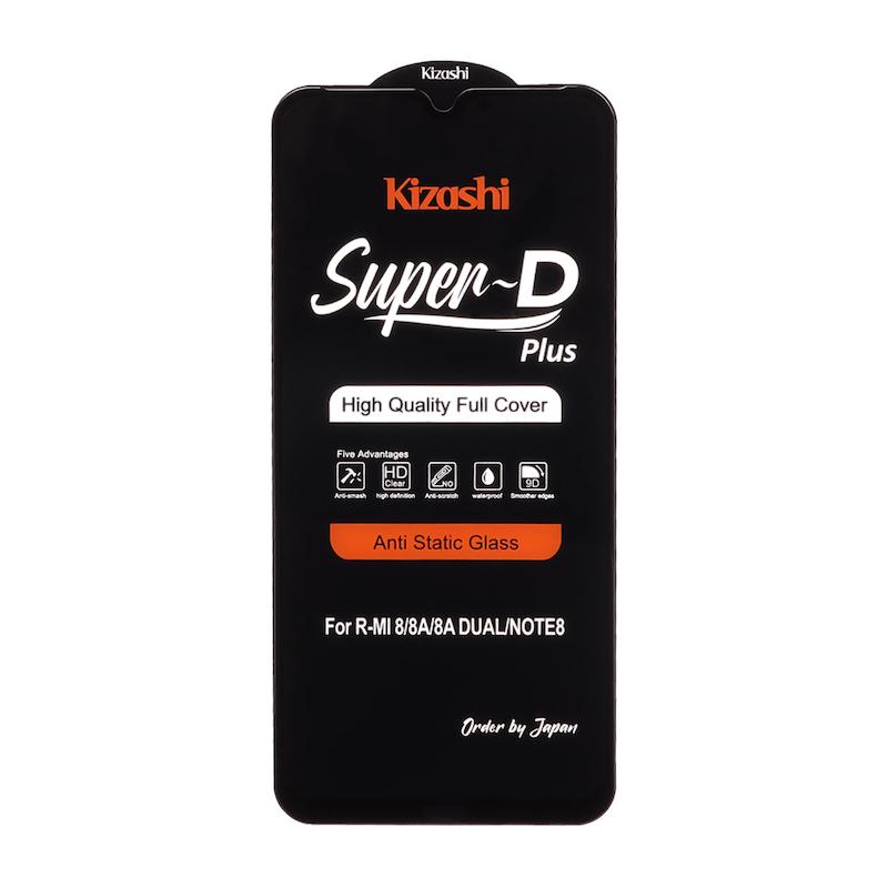 گلس گوشی Redmi 8 - 8a - Redmi Note 8 - Note 8 2021 شیائومی شیشه ای کیزاشی Kizashi سری آنتی استاتیک ANTI STATIC سوپردی Super D اورجینال کد 98574