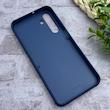 قاب گوشی Galaxy A16 سامسونگ اورجینال چرمی Santa Barbara مگ سیف دار فلزی Hard سرمه ای کد 130853