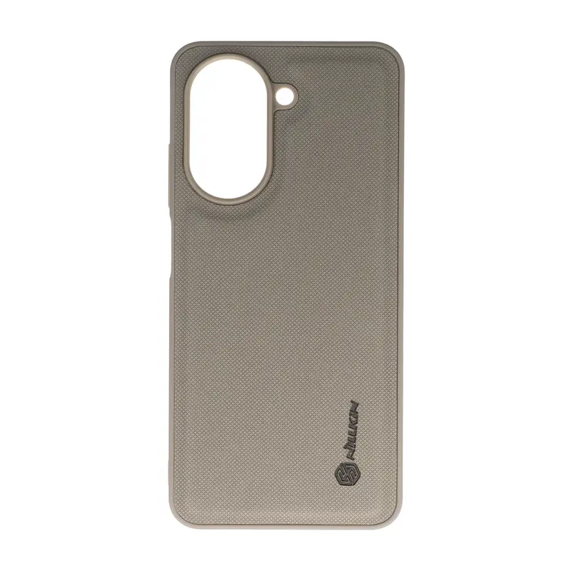 قاب گوشی Redmi A5 - Poco C71 شیائومی چرمی سخت Hard سوزنی نیلکین NILLKIN خاکستری کد 126954