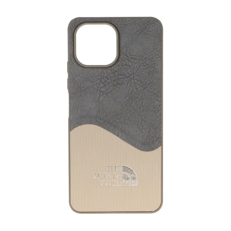 قاب گوشی Xiaomi Mi 11 Lite 4G - Mi 11 Lite 5G - Mi 11 Lite Ne شیائومی The North Face سخت Hard جیر دو تکه طوسی کد 126965