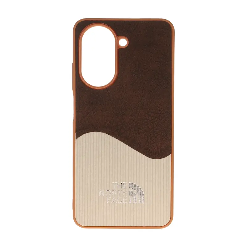 قاب گوشی Redmi A5 - Poco C71 شیائومی The North Face سخت Hard جیر دو تکه قهوه ای کد 126967