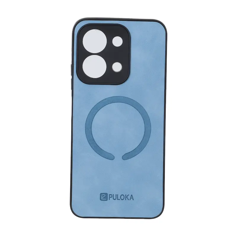 قاب گوشی Redmi 15C - Poco C85 شیائومی اورجینال Puloka طرح مگ سیف جیر محافظ لنزدار آبی کد 126971