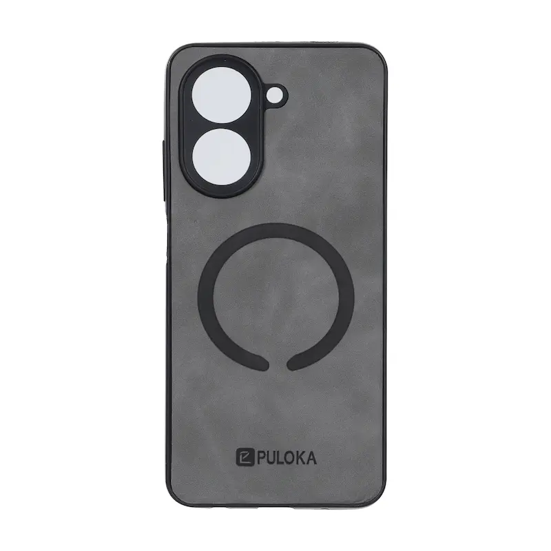 قاب گوشی Redmi A5 - Poco C71 شیائومی اورجینال Puloka طرح مگ سیف جیر محافظ لنزدار طوسی کد 126976