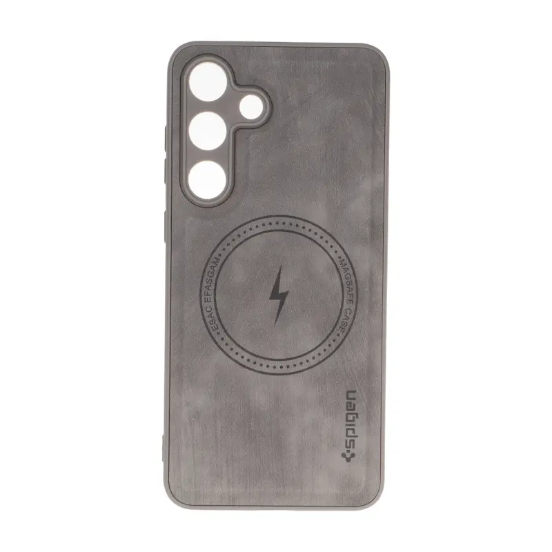 قاب گوشی Galaxy S25 FE سامسونگ اورجینال Spigen اسپیگن جیر طرح مگ سیف Hard طوسی کد 127104