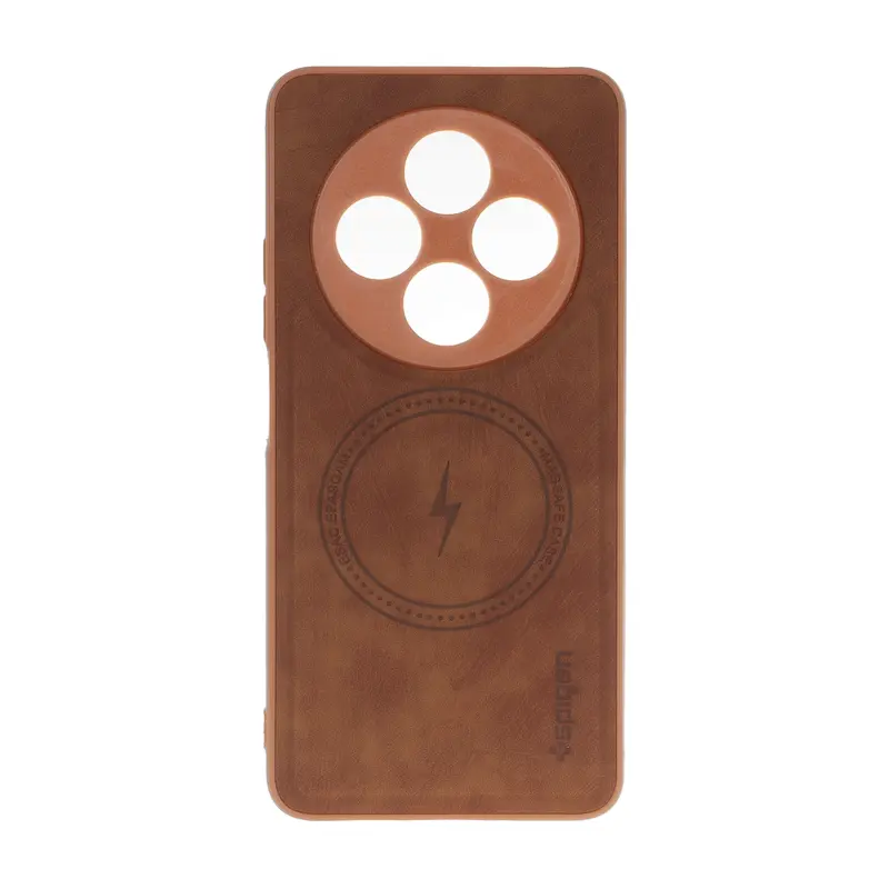 قاب گوشی Redmi 14C - Poco C75 - Redmi A4 شیائومی اورجینال Spigen اسپیگن جیر طرح مگ سیف Hard قهوه ای کد 127111
