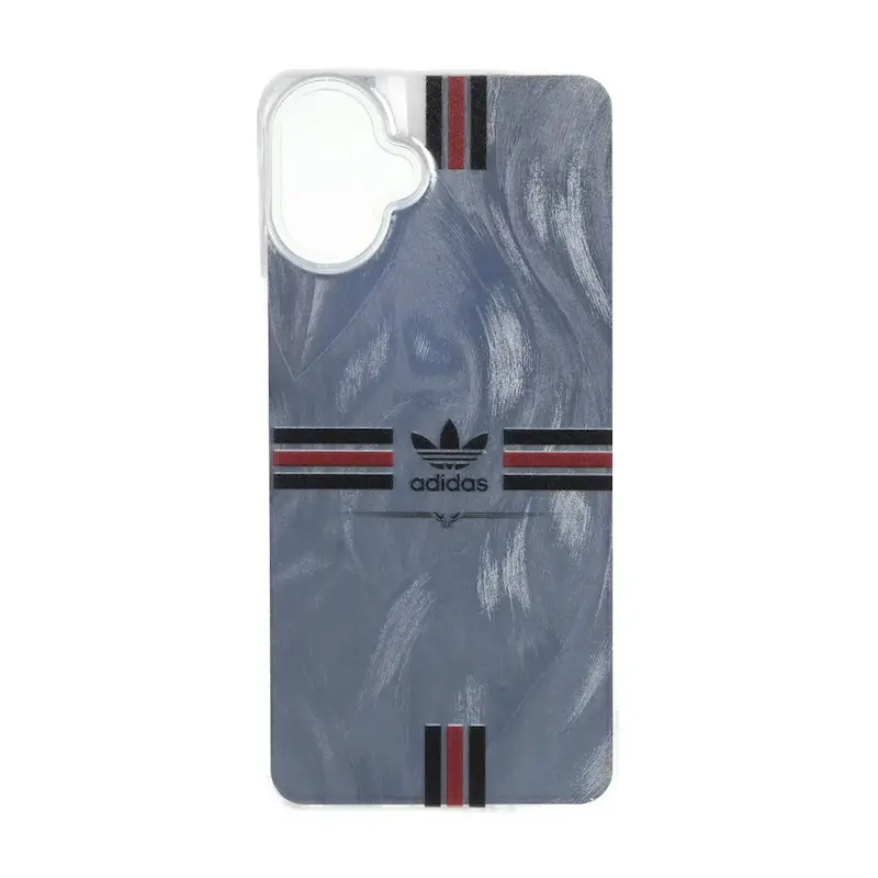 قاب گوشی Galaxy A07 سامسونگ پشت طلق HARD براق IMD اطلسی لیزری طرح adidas کد 127155