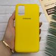 قاب گوشی Galaxy A02S - Galaxy A03S سامسونگ طرح سیلیکونی ژله ای TPU زرد کد 127972