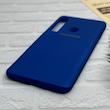 قاب گوشی Galaxy A9 2018 سامسونگ طرح سیلیکونی ژله ای TPU آبی کاربنی کد 127983