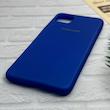 قاب گوشی Galaxy A22 5G سامسونگ طرح سیلیکونی ژله ای TPU آبی کاربنی کد 128008