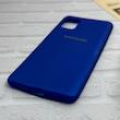 قاب گوشی Galaxy A51 سامسونگ طرح سیلیکونی ژله ای TPU آبی کاربنی کد 128009