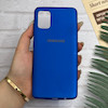 قاب گوشی Galaxy A51 سامسونگ طرح سیلیکونی ژله ای TPU آبی کاربنی کد 128009