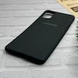 قاب گوشی Galaxy A51 سامسونگ طرح سیلیکونی ژله ای TPU خاکستری تیره  کد 128013