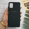 قاب گوشی Galaxy A51 سامسونگ طرح سیلیکونی ژله ای TPU مشکی تیره کد 128014