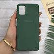 قاب گوشی Galaxy A51 سامسونگ طرح سیلیکونی ژله ای TPU سبز کد 128017