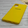 قاب گوشی Galaxy A51 سامسونگ طرح سیلیکونی ژله ای TPU زرد کد 128019