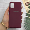 قاب گوشی Galaxy A51 سامسونگ طرح سیلیکونی ژله ای TPU زرشکی کد 128021