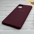 قاب گوشی Galaxy A51 سامسونگ طرح سیلیکونی ژله ای TPU زرشکی کد 128021