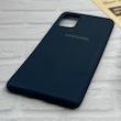 قاب گوشی Galaxy A71 سامسونگ طرح سیلیکونی ژله ای TPU سرمه ای کد 128036