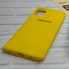 قاب گوشی Galaxy A71 سامسونگ طرح سیلیکونی ژله ای TPU زرد کد 128039