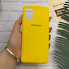 قاب گوشی Galaxy A71 سامسونگ طرح سیلیکونی ژله ای TPU زرد کد 128039