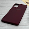 قاب گوشی Galaxy A71 سامسونگ طرح سیلیکونی ژله ای TPU زرشکی کد 128040