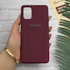 قاب گوشی Galaxy A71 سامسونگ طرح سیلیکونی ژله ای TPU زرشکی کد 128040