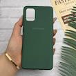 قاب گوشی Galaxy A71 سامسونگ طرح سیلیکونی ژله ای TPU سبز کد 128041