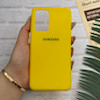 قاب گوشی Galaxy A52 4G - Galaxy A52 5G - Galaxy A52S سامسونگ طرح سیلیکونی ژله ای TPU زرد کد 128047
