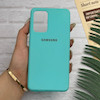 قاب گوشی Galaxy A52 4G - Galaxy A52 5G - Galaxy A52S سامسونگ طرح سیلیکونی ژله ای TPU سبزآبی کد 128048