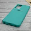 قاب گوشی Galaxy A52 4G - Galaxy A52 5G - Galaxy A52S سامسونگ طرح سیلیکونی ژله ای TPU سبزآبی کد 128048