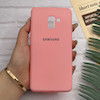 قاب گوشی Galaxy A8 Plus 2018 سامسونگ طرح سیلیکونی ژله ای TPU صورتی کد 128069