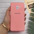 قاب گوشی Galaxy A8 Plus 2018 سامسونگ طرح سیلیکونی ژله ای TPU صورتی کد 128069