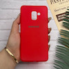 قاب گوشی Galaxy A8 Plus 2018 سامسونگ طرح سیلیکونی ژله ای TPU قرمز کد 128071