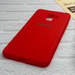 قاب گوشی Galaxy A8 Plus 2018 سامسونگ طرح سیلیکونی ژله ای TPU قرمز کد 128071