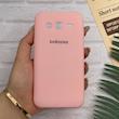 قاب گوشی Galaxy J5 2015 - J500 سامسونگ طرح سیلیکونی ژله ای TPU صورتی روشن کد 128103