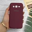 قاب گوشی Galaxy J5 2015 - J500 سامسونگ طرح سیلیکونی ژله ای TPU زرشکی کد 128104