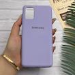 قاب گوشی Galaxy M31S سامسونگ طرح سیلیکونی ژله ای TPU یاسی کد 128142