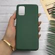 قاب گوشی Galaxy M31S سامسونگ طرح سیلیکونی ژله ای TPU سبز تیره کد 128144
