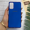 قاب گوشی Galaxy M52 سامسونگ طرح سیلیکونی ژله ای TPU آبی کاربنی کد 128171
