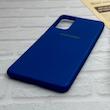 قاب گوشی Galaxy M52 سامسونگ طرح سیلیکونی ژله ای TPU آبی کاربنی کد 128171
