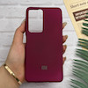قاب گوشی Poco F4 - Redmi K40S شیائومی طرح سیلیکونی ژله ای TPU زرشکی کد 128259