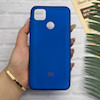 قاب گوشی Redmi 9C - Redmi 10A - Poco C3 شیائومی طرح سیلیکونی ژله ای TPU آبی کاربنی کد 128295