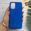 قاب گوشی Redmi Note 10S - Redmi Note 10 4G - Poco M5S شیائومی طرح سیلیکونی ژله ای TPU آبی کاربنی کد 128320