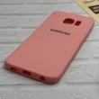 قاب گوشی Galaxy S6 Edge سامسونگ طرح سیلیکونی ژله ای TPU صورتی کد 128336