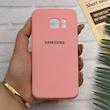 قاب گوشی Galaxy S6 Edge سامسونگ طرح سیلیکونی ژله ای TPU صورتی کد 128336