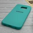 قاب گوشی Galaxy S6 Edge سامسونگ طرح سیلیکونی ژله ای TPU سبزآبی کد 128338