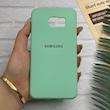 قاب گوشی Galaxy S6 Edge سامسونگ طرح سیلیکونی ژله ای TPU سبز کد 128339