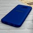 قاب گوشی Galaxy S7 سامسونگ طرح سیلیکونی ژله ای TPU آبی کاربنی کد 128342