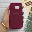 قاب گوشی Galaxy S7 سامسونگ طرح سیلیکونی ژله ای TPU زرشکی کد 128350